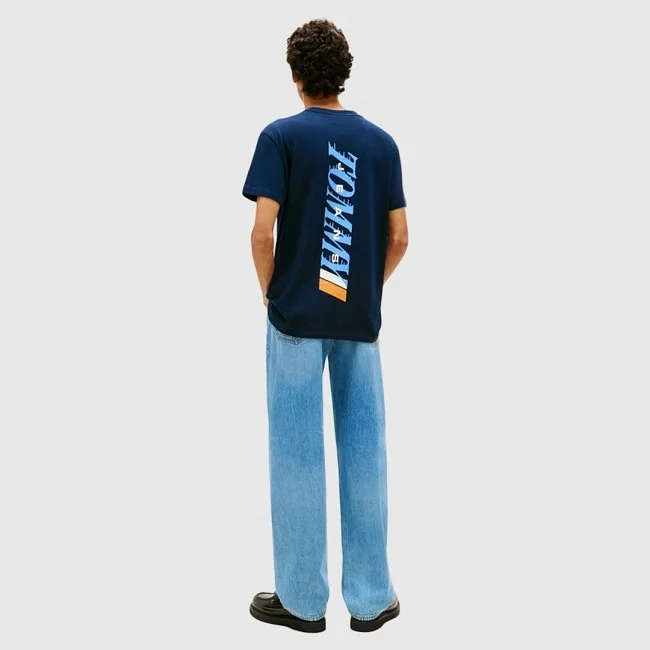 Camiseta Tommy Hilfiger Azul Marino...