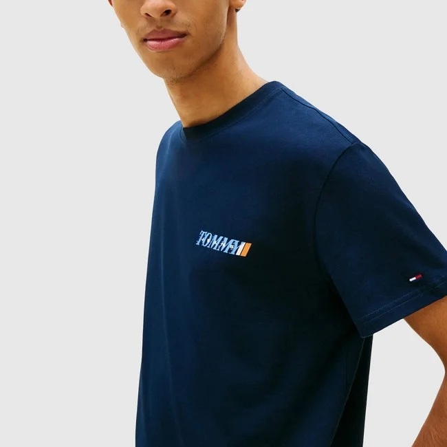 Camiseta Tommy Hilfiger Azul Marino...