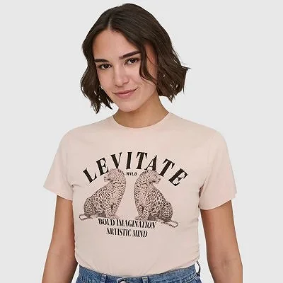 Camiseta ONLY Rosa Mujer