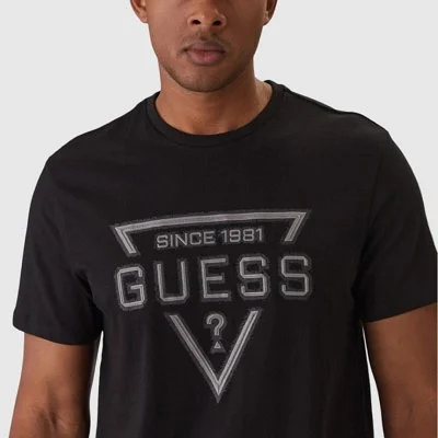 Camiseta Guess Negra Hombre 2