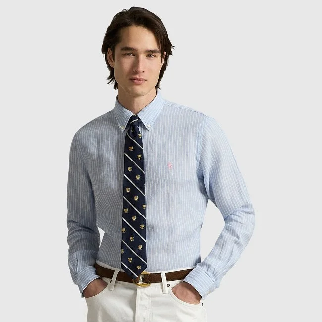 Camisa Ralph Lauren Rayas Hombre