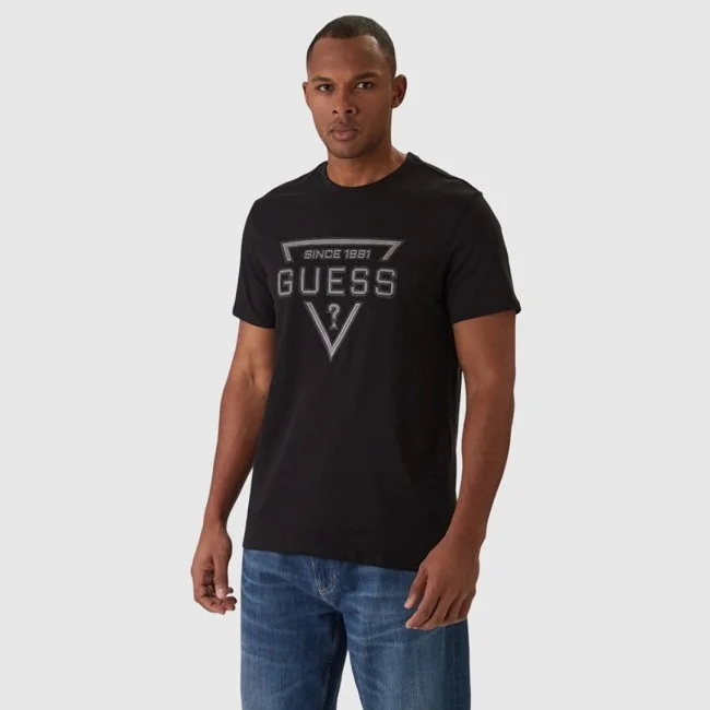 Camiseta Guess Negra Hombre