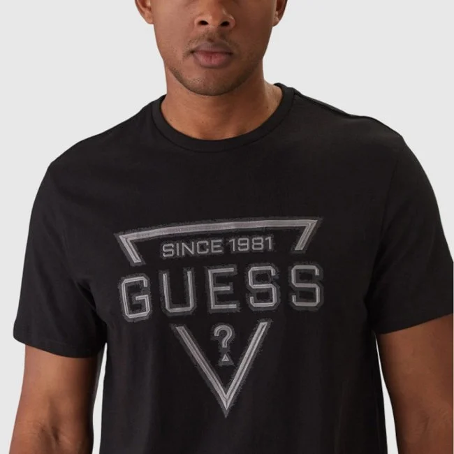 Camiseta Guess Negra Hombre