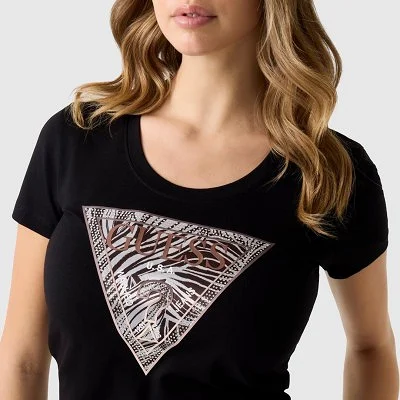 Camiseta Guess Negra Mujer 2