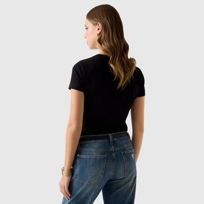 Camiseta Guess Negra Mujer