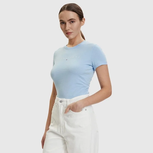 Camiseta Tommy Hilfiger Azul Mujer