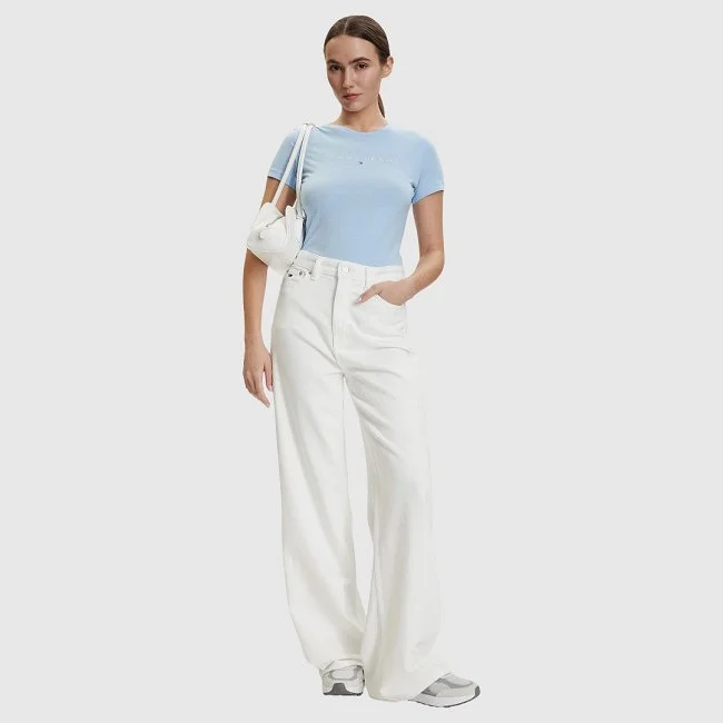 Camiseta Tommy Hilfiger Azul Mujer