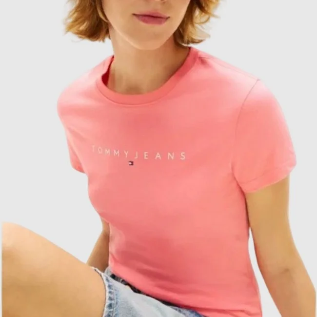 Camiseta Tommy Hilfiger Rosa Mujer