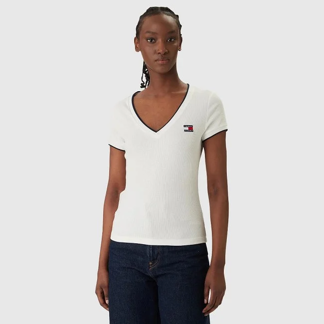 Camiseta Tommy Hilfiger Blanca Mujer