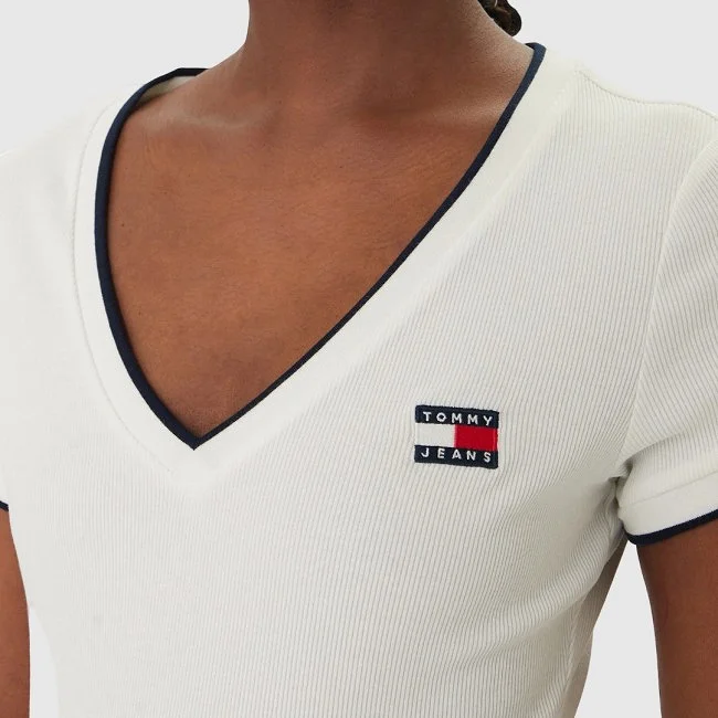 Camiseta Tommy Hilfiger Blanca Mujer