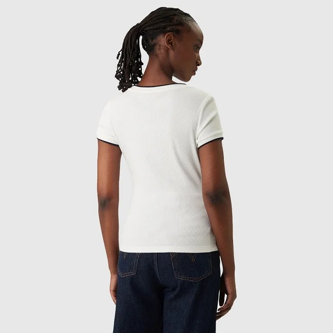 Camiseta Tommy Hilfiger Blanca Mujer
