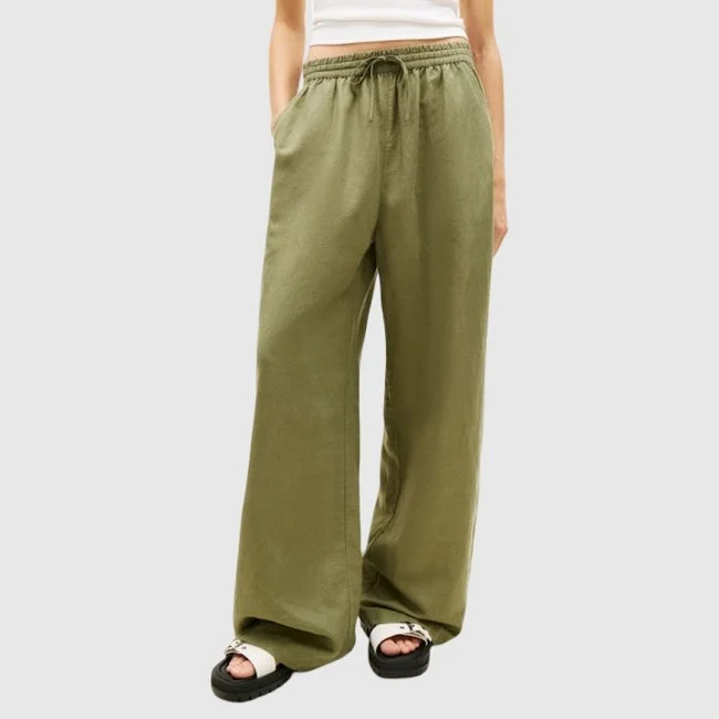Pantalón Tommy Hilfiger Verde Mujer