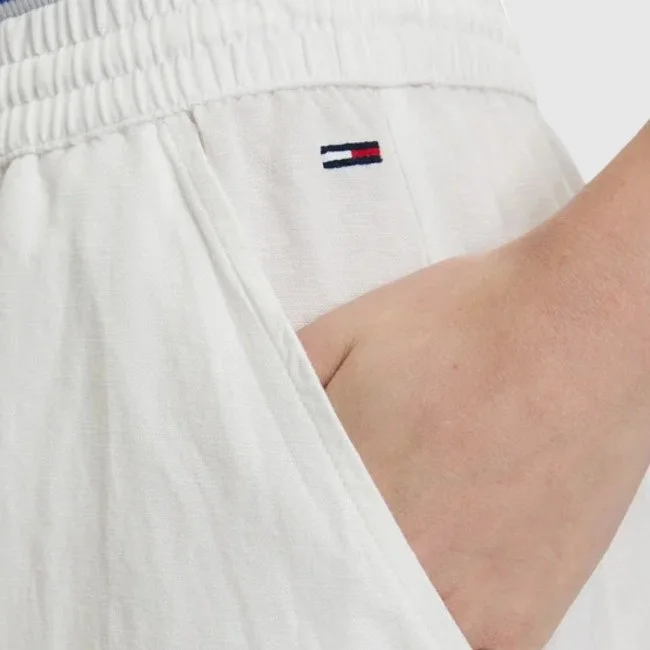 Pantalón Tommy Hilfiger Blanco Mujer