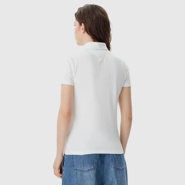 Polo Tommy Hilfiger Blanco Mujer