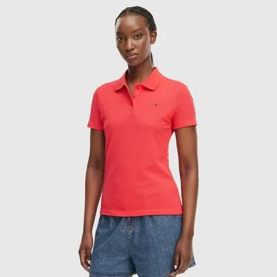 Polo Tommy Hilfiger Rojo Mujer