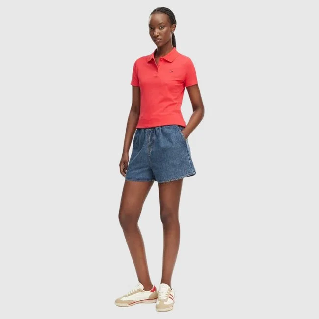 Polo Tommy Hilfiger Rojo Mujer
