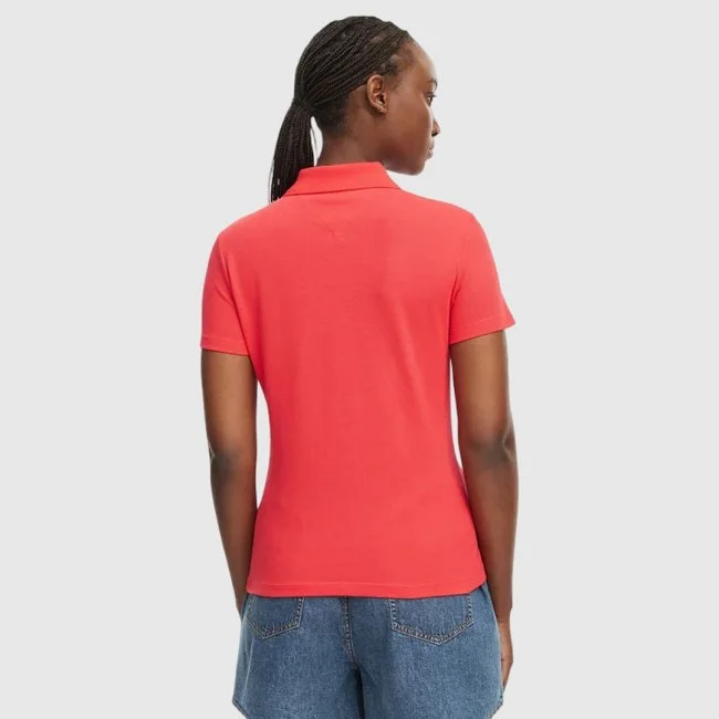 Polo Tommy Hilfiger Rojo Mujer