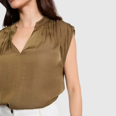 Camiseta Morgan Marrón Mujer 2