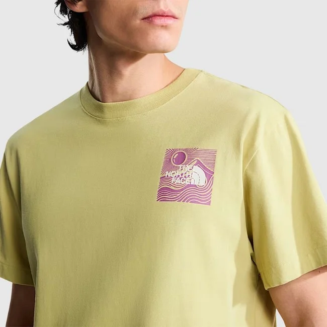 Camiseta The North Face Verde Hombre