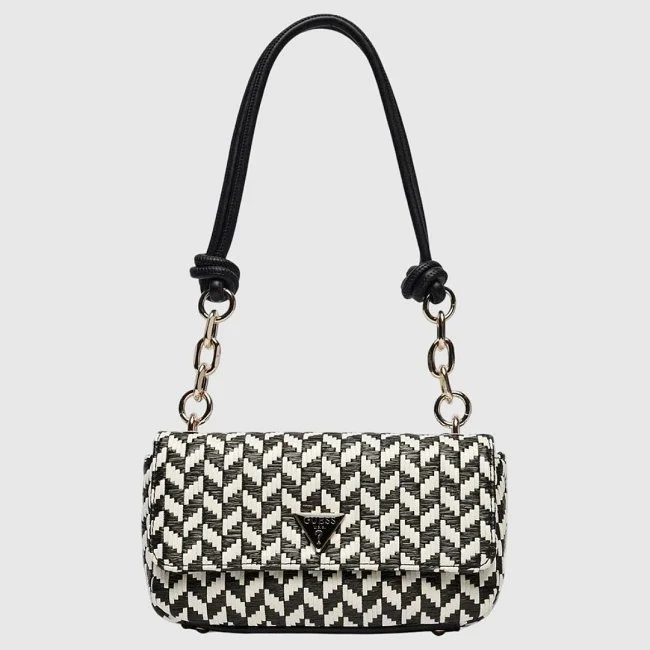 Bolso Guess Blanco y Negro Mujer