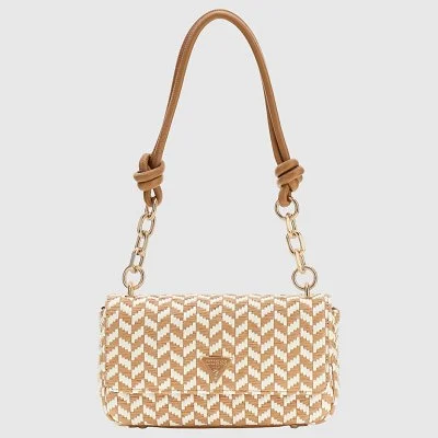 Bolso Guess Marrón y Blanco...