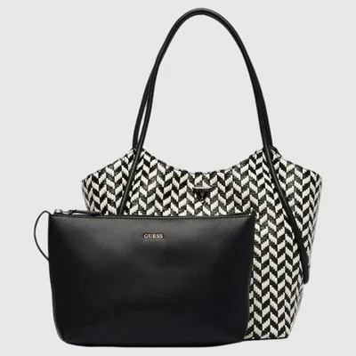 Bolso Guess Blanco y Negro...