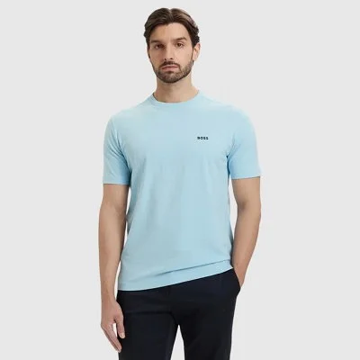 Camiseta Boss Azul Hombre