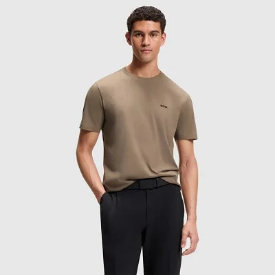 Camiseta Boss Marrón Hombre