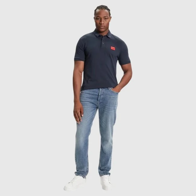 Polo Hugo Azul Marino Hombre