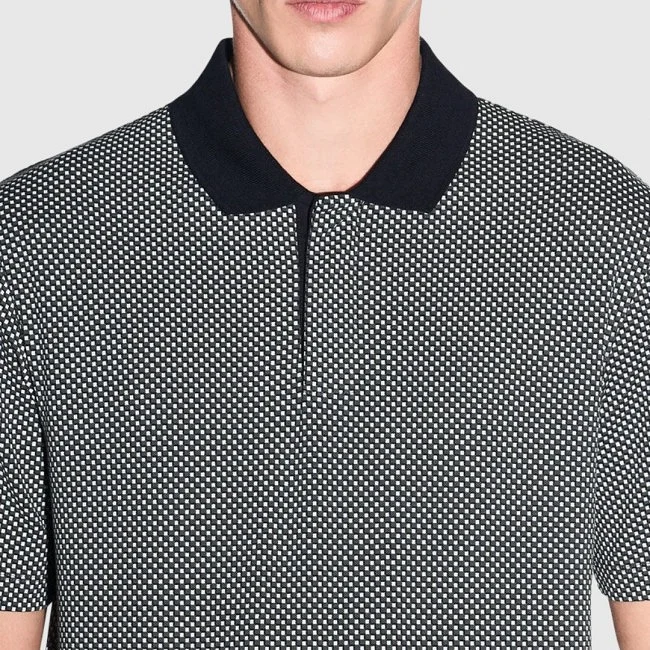 Polo Armani Exchange Negro y Blanco...