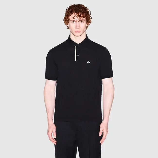 Polo Armani Exchange Negro Hombre