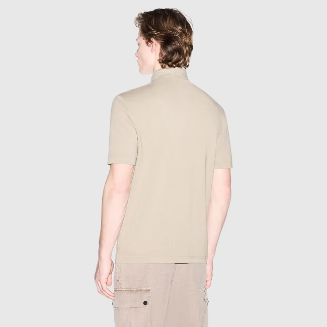 Polo Armani Exchange Beige Hombre