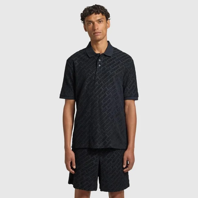 Polo Armani Exchange Azul Oscuro Hombre