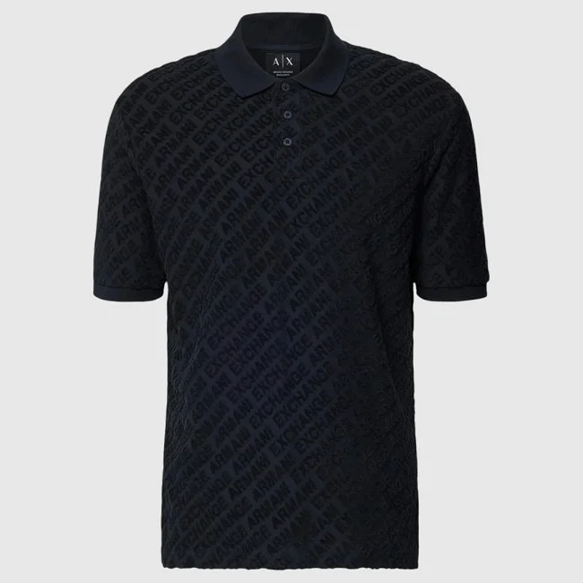 Polo Armani Exchange Azul Oscuro Hombre