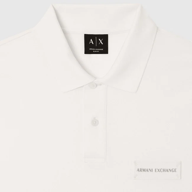 Polo Armani Exchange Beige Hombre