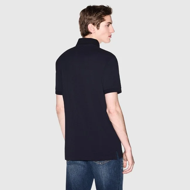 Polo Armani Exchange Azul Oscuro Hombre