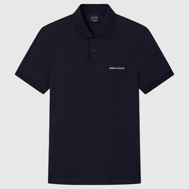 Polo Armani Exchange Azul Oscuro Hombre