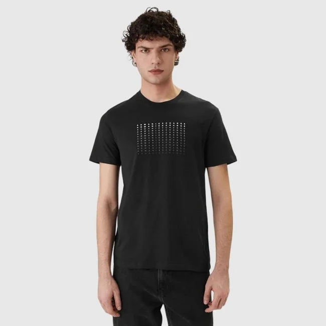 Camiseta Armani Exchange Azul Oscuro...