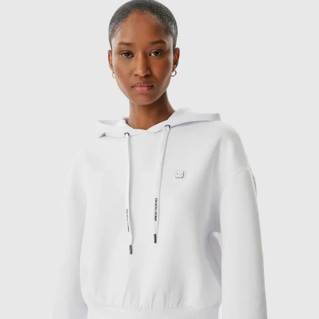 Sudadera Armani Exchange Blanca Mujer