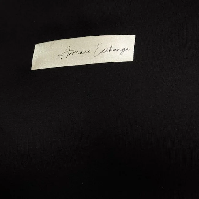 Camiseta Armani Exchange Negra Mujer