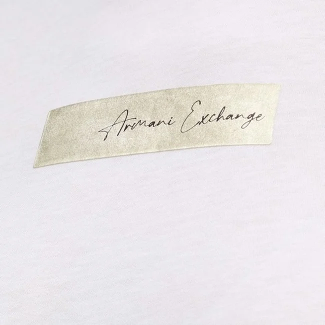Camiseta Armani Exchange Blanca Mujer