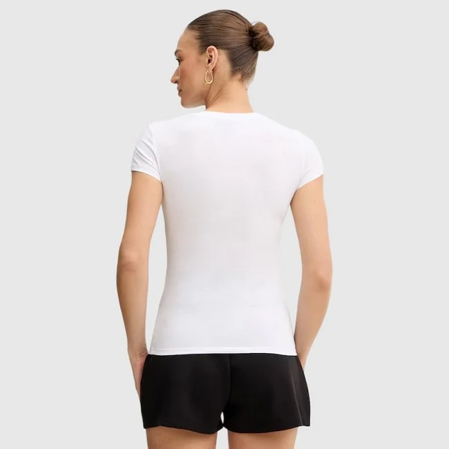 Camiseta Armani Exchange Blanca Mujer