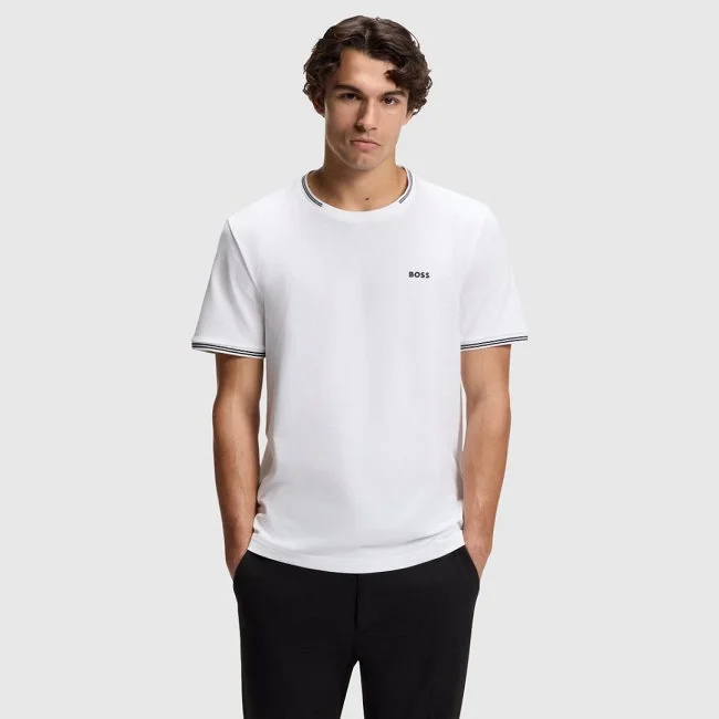 Camiseta Boss Blanca Hombre