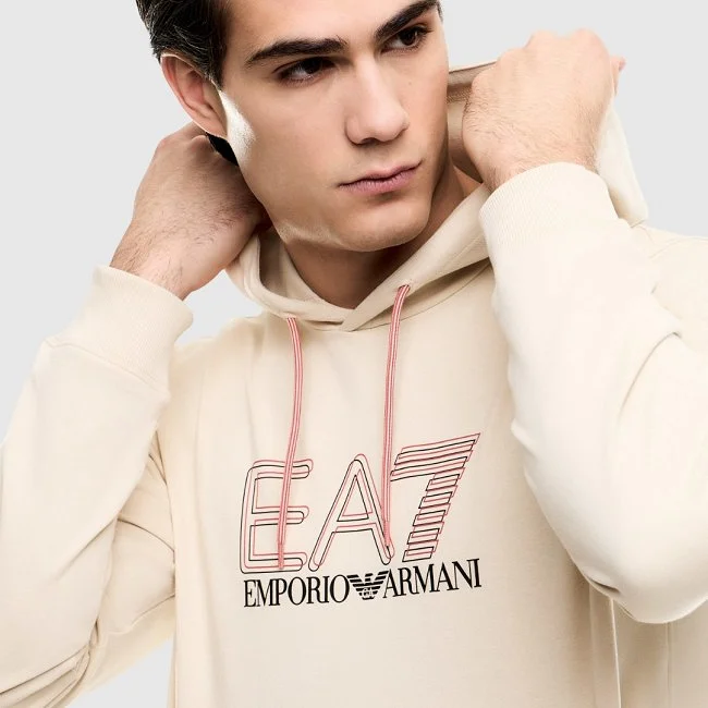 Sudadera Armani Beige Hombre