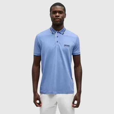Polo Boss Azul Hombre