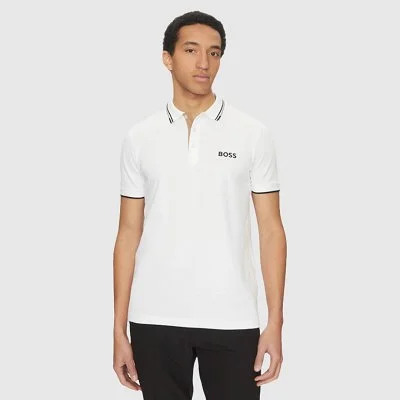 Polo Boss Blanco Hombre