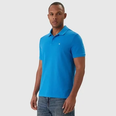 Polo Calvin Klein Azul Hombre