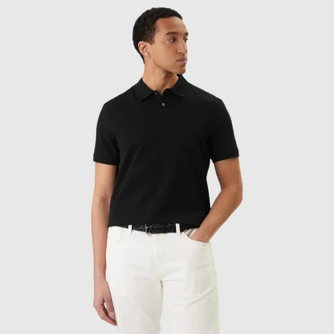 Polo Guess Negro Hombre