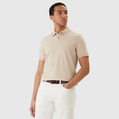 Polo Guess Beige Hombre