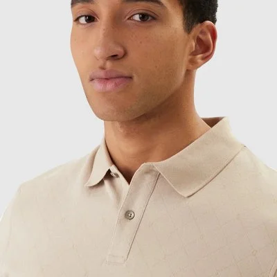 Polo Guess Beige Hombre 2